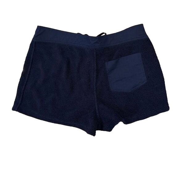 NWT Tory Burch Navy Josie Terry Cloth W/Gold Accent Shorts - SIZE  8 - Picture 3 of 10